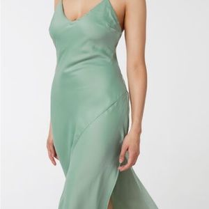 BN with tags - Satin midi slip dress
